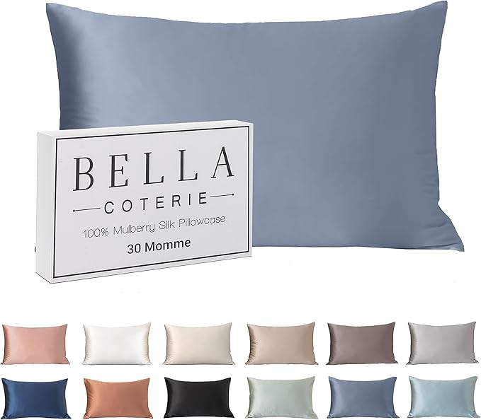 Bella Coterie Luxury Silk Pillowcase for Hair and Skin