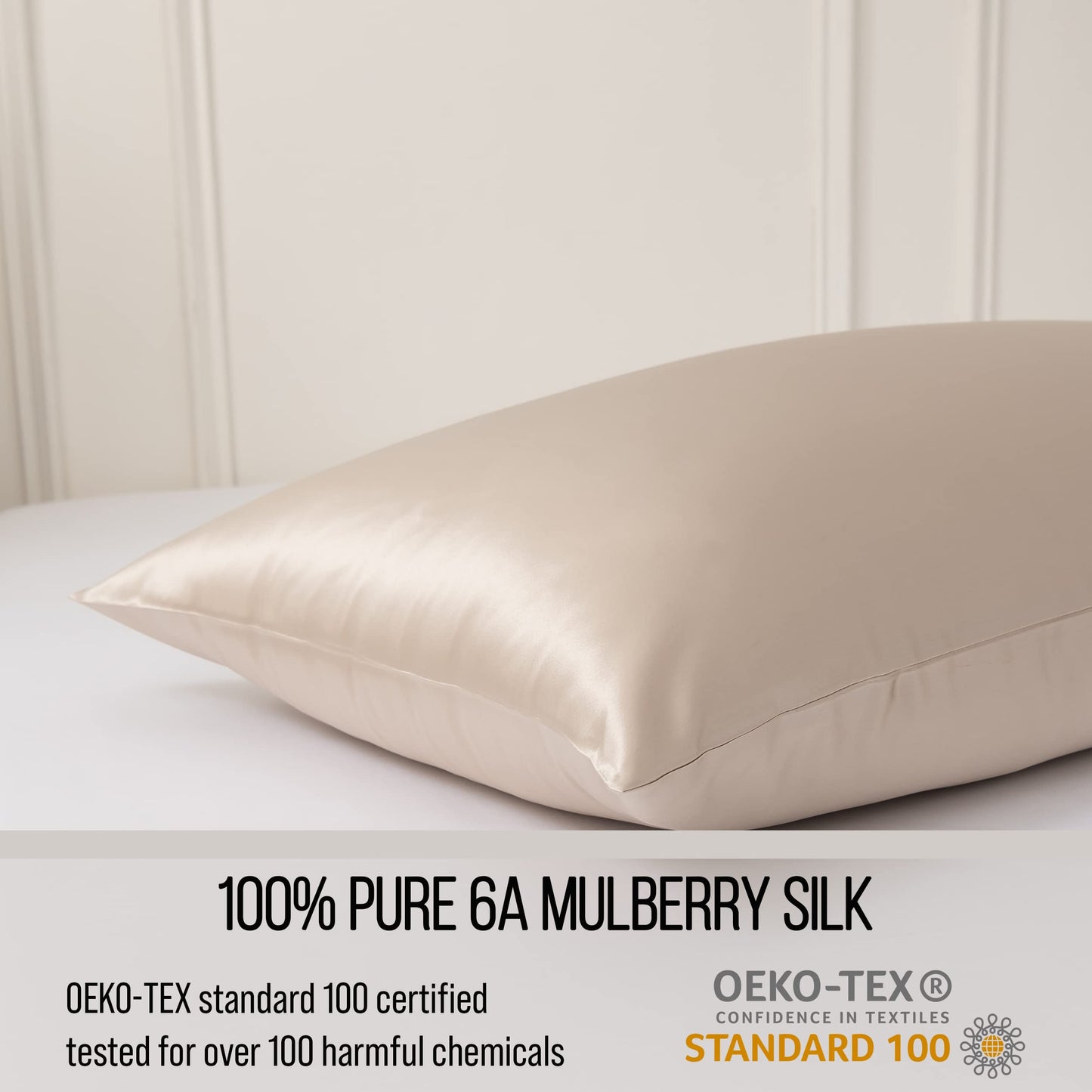 Bella Coterie Luxury Silk Pillowcase for Hair and Skin