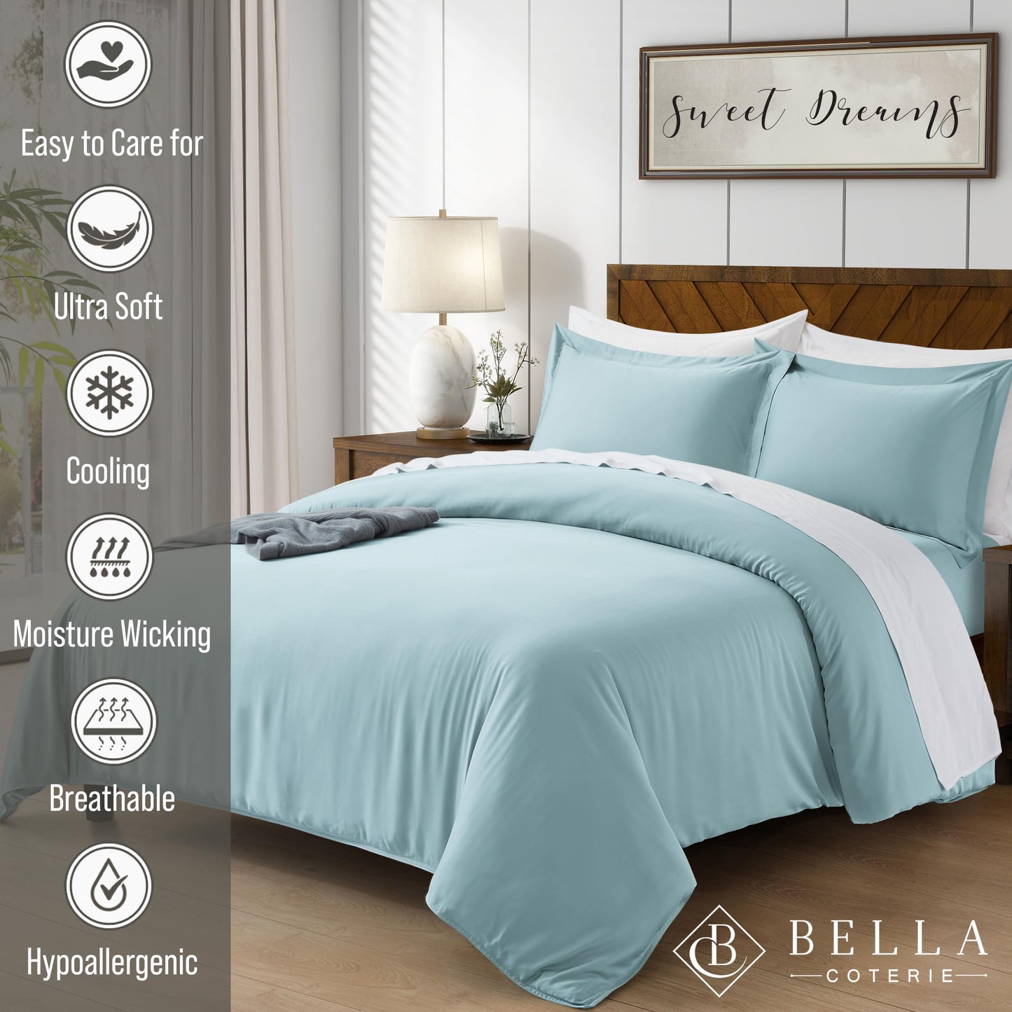 Bella Coterie Luxury Bamboo Duvet Cover Set