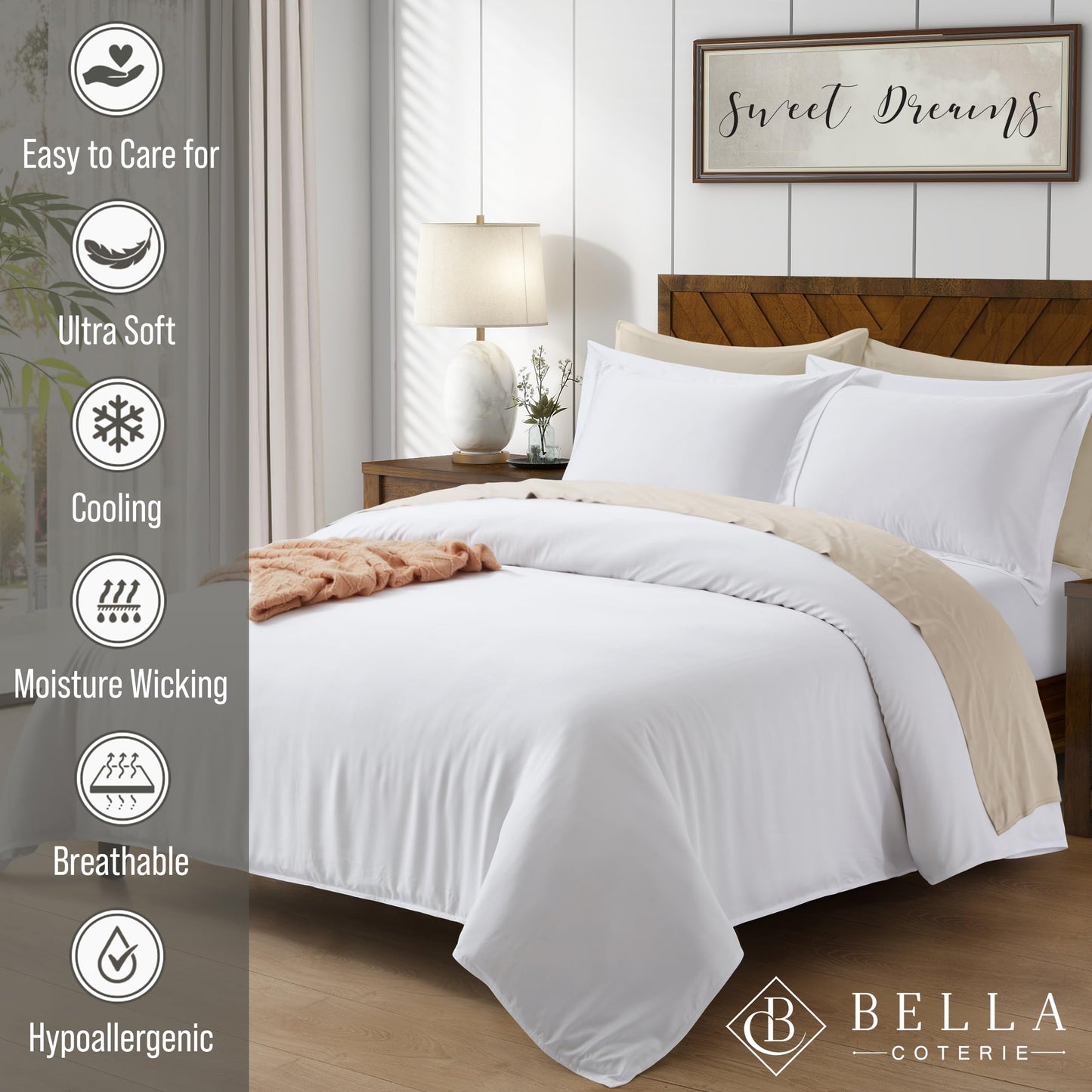 Bella Coterie Luxury Bamboo Duvet Cover Set