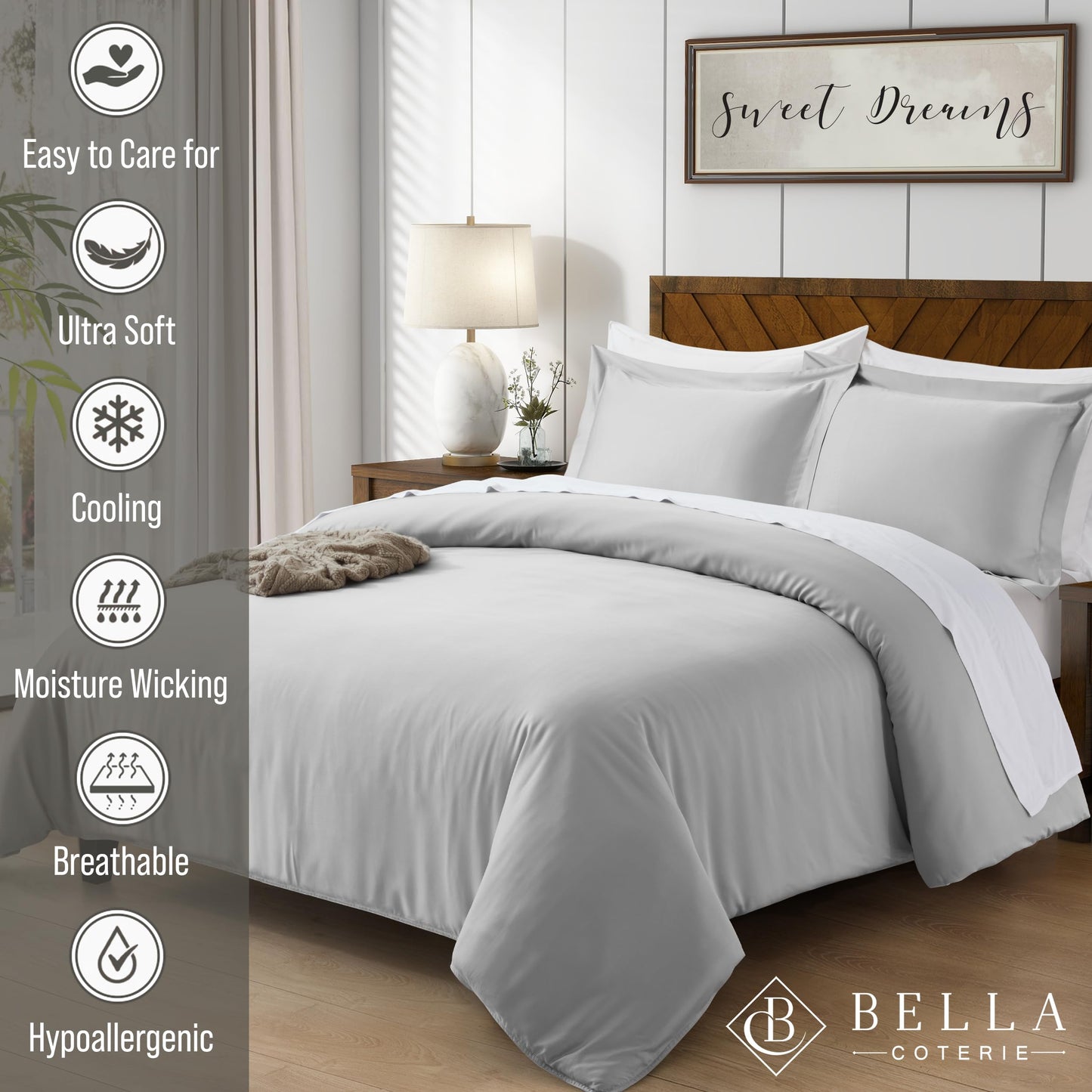 Bella Coterie Luxury Bamboo Duvet Cover Set