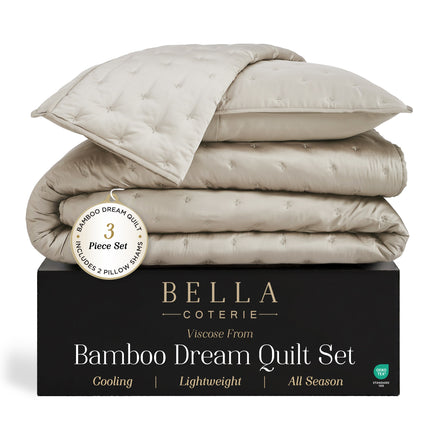 Bella Coterie Bamboo Viscose Dream Quilt Set