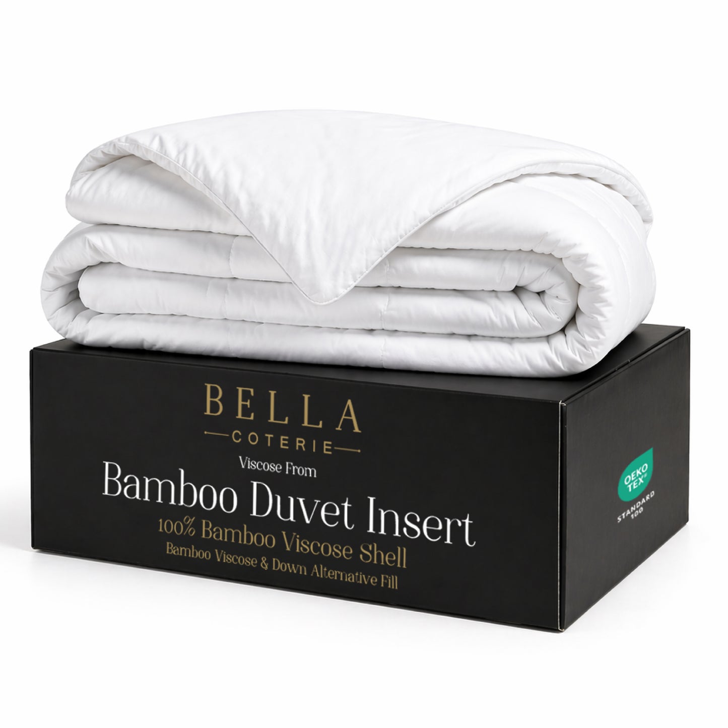 Bella Coterie Bamboo Viscose Duvet Insert | A Luxury Down Alternative Comforter | All Season Cooling for Hot Sleepers | Ultra Soft & Breathable | Machine Washable