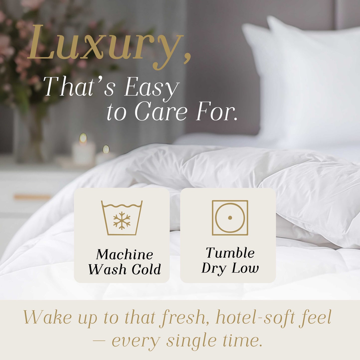 Bella Coterie Bamboo Viscose Duvet Insert | A Luxury Down Alternative Comforter | All Season Cooling for Hot Sleepers | Ultra Soft & Breathable | Machine Washable