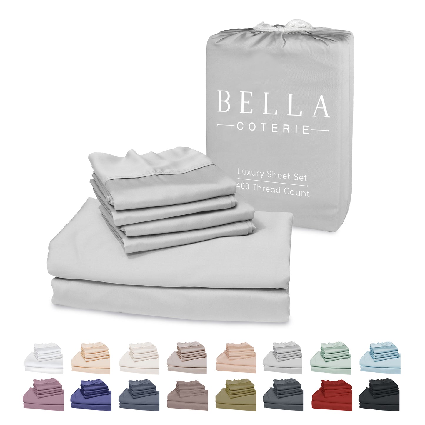 Bella Coterie 6 Piece Luxury Bamboo Sheet Set