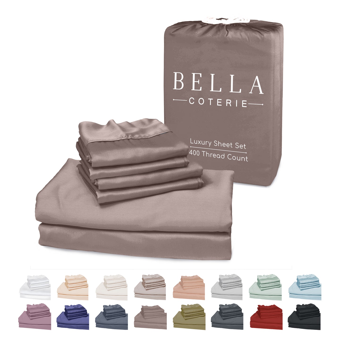 Bella Coterie 6 Piece Luxury Bamboo Sheet Set