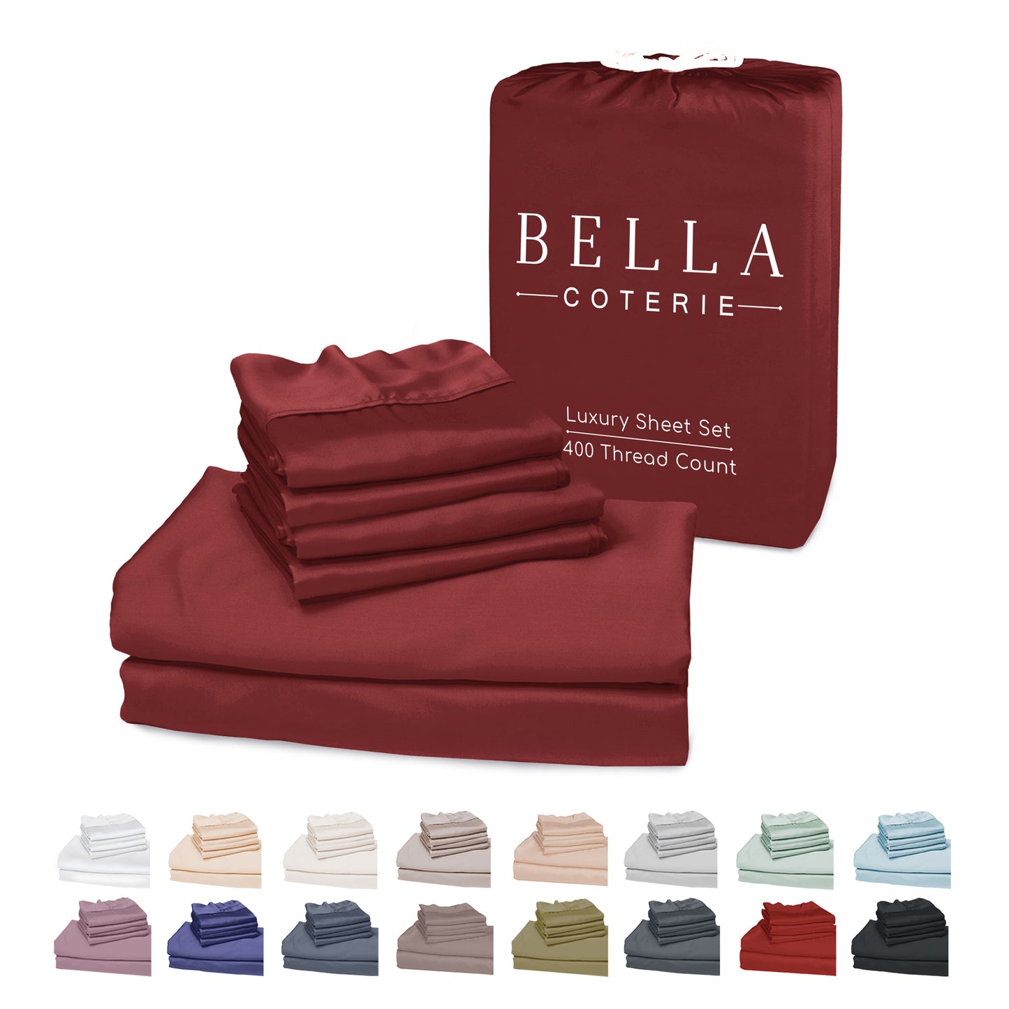 Bella Coterie 6 Piece Luxury Bamboo Sheet Set